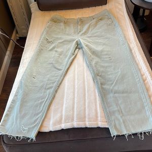 No Boundaries Jeans | Mint Green | Size 15